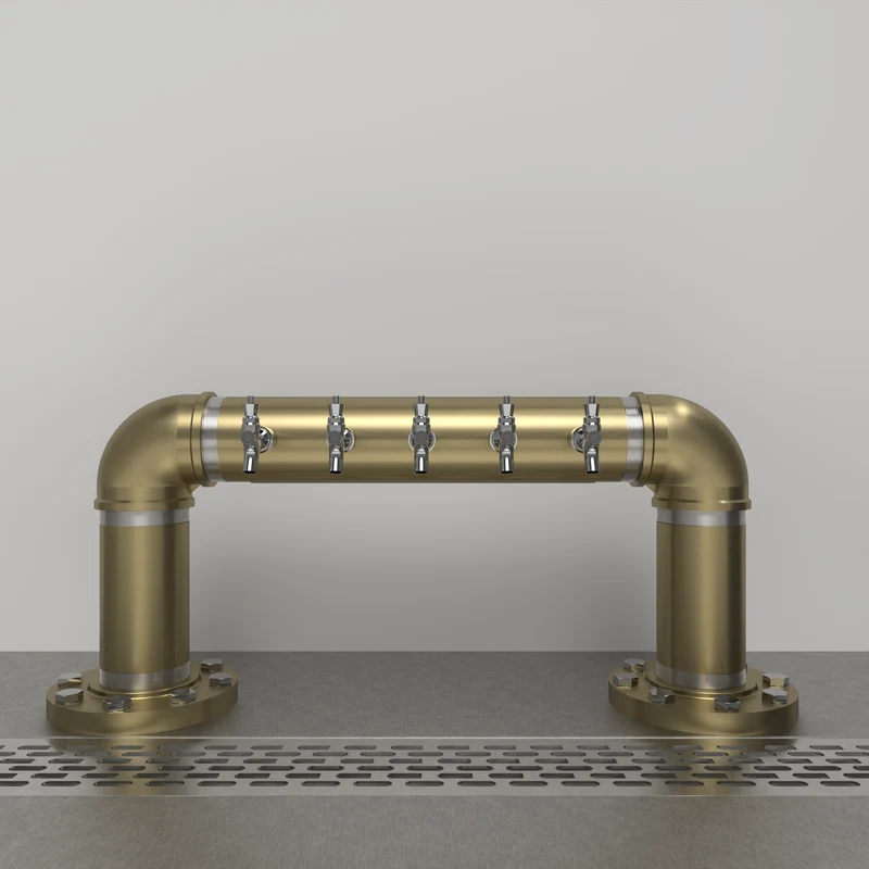 Rough Bridge 4in | Gold