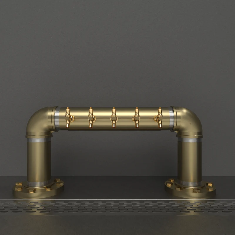 Rough Bridge 4in | Gold