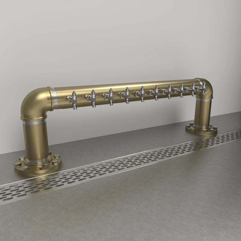 Rough Bridge 4in | Gold