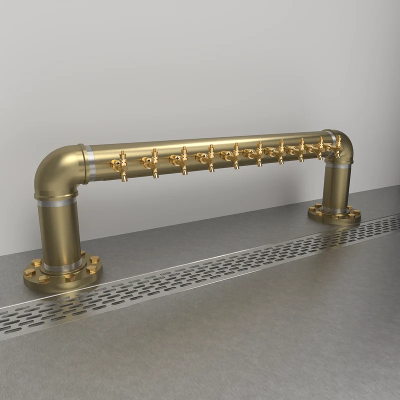 Rough Bridge 4in | Gold