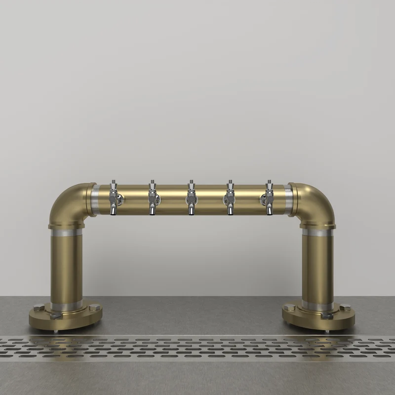 Rough Bridge 3in | Gold