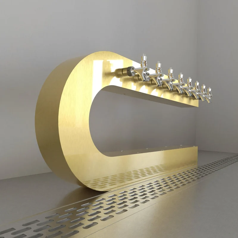 Cee Beer Tower | Gold