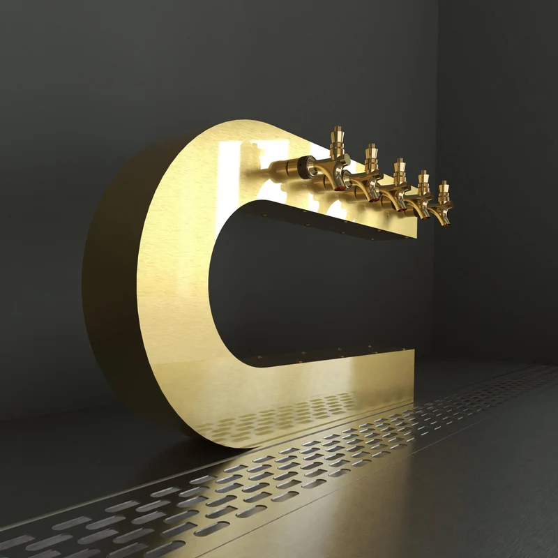 Cee Beer Tower | Gold