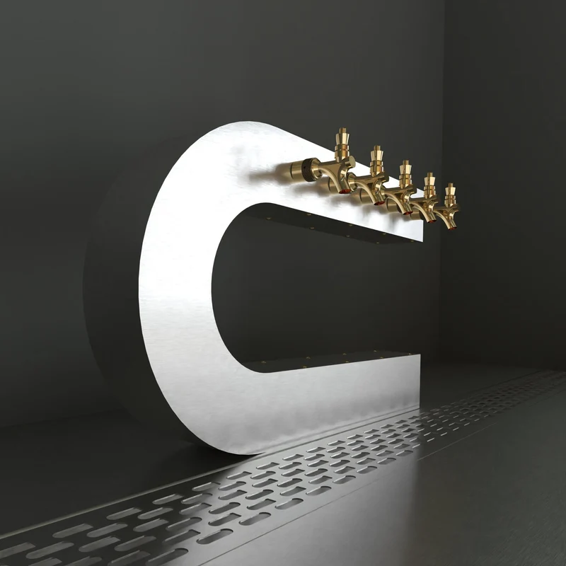Cee Beer Tower | Brushed