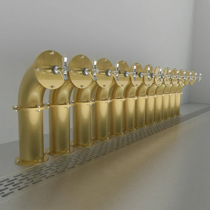 Arcadia Single 4in | Gold