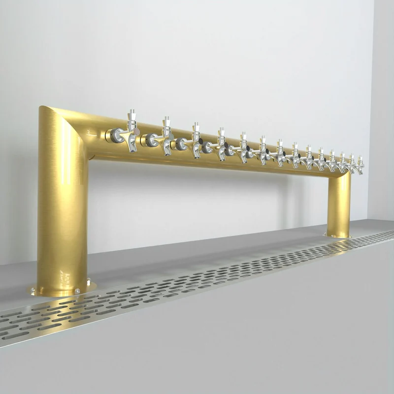 Pass Thru Bridge 4in | Gold