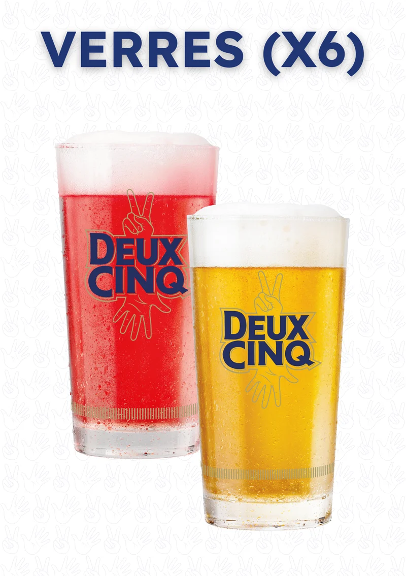 Verres Deux Cinq - 6 x 25cL