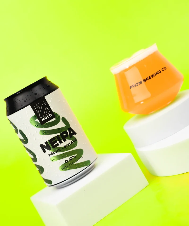 Bière PRIZM NOLO Pêche / Goyave sans alcool 0,0%