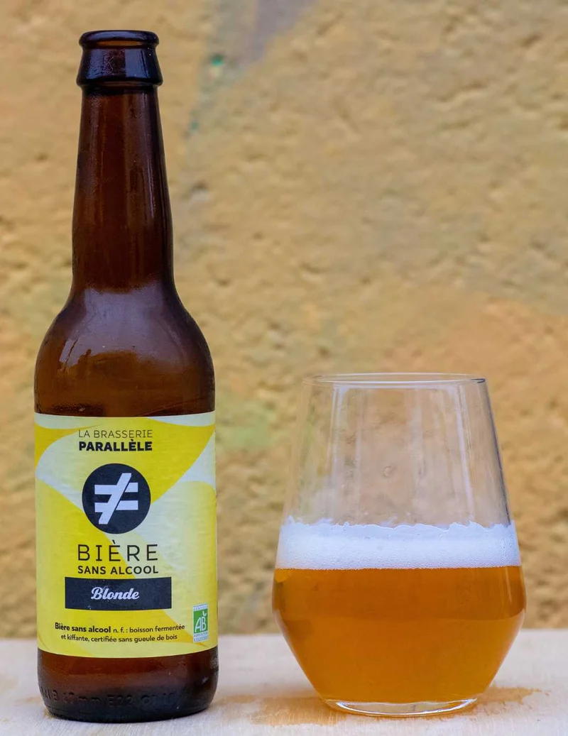 Bière blonde La Brasserie Parallèle 0,3% Bio