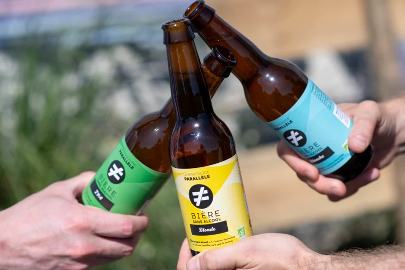 Bière blonde La Brasserie Parallèle 0,3% Bio