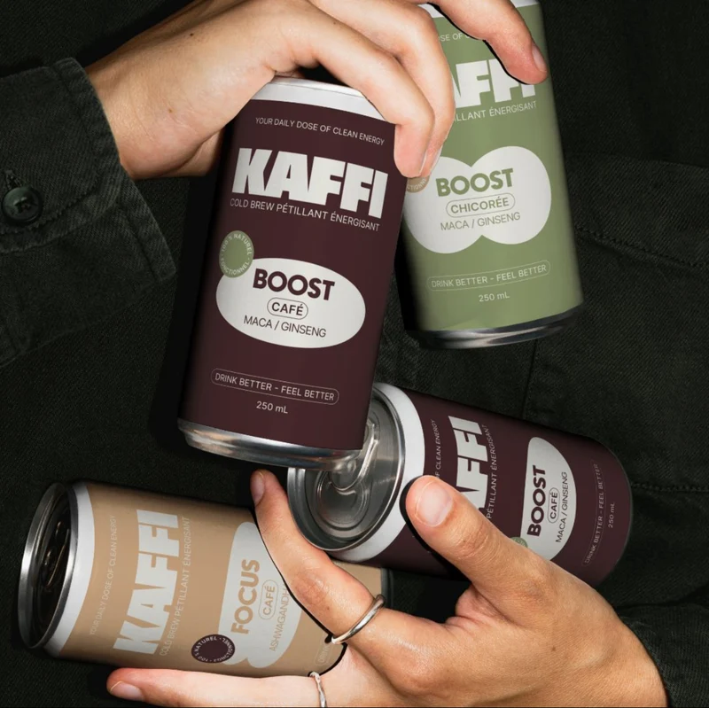 Boisson énergisante BOOST CAFÉ : Maca & Ginseng - Drink Kaffi