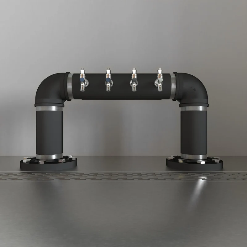 Rough Bridge 4in | Matte Black