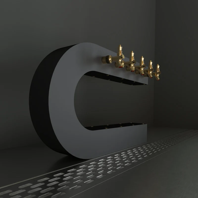 Cee Beer Tower | Matte Black