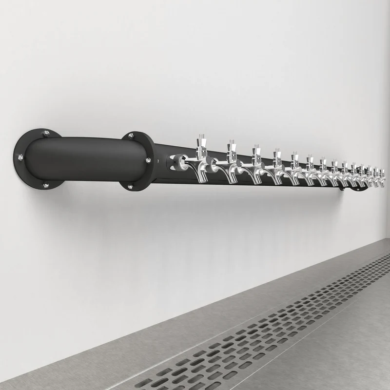 Wall Mount Arcadia Bridge 4in | Matte black