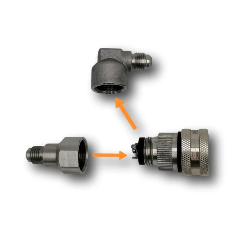 Straight Steel Disconnect Adapter | MFL