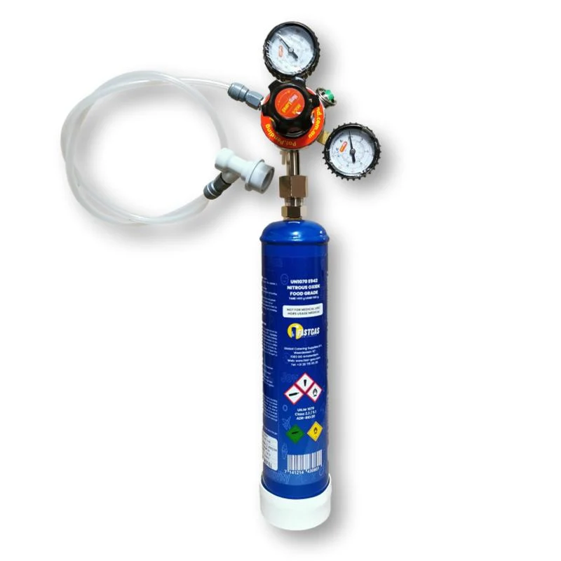 M11 Adaptor for MK4 Dual Gauge Regulator | For Disposable N20 Bottles