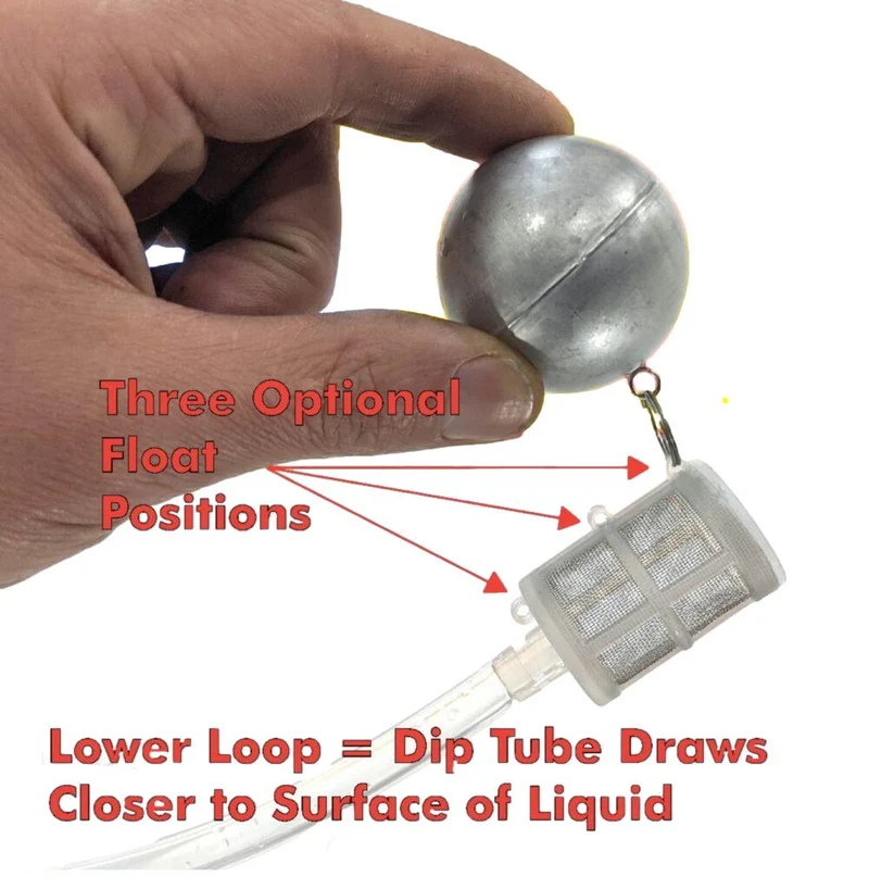 Floating Dip Tube Filter | Hop Filter