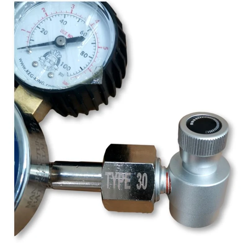 M10 Adaptor for MK4 Dual Gauge Regulator | For Disposable CO2 & Nitrogen Bottles with M10 Thread