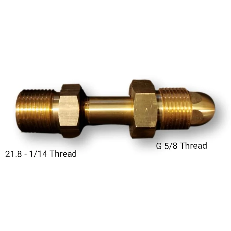 Mix Gas Bottle Adaptor for MK4 Dual Gauge Regulator