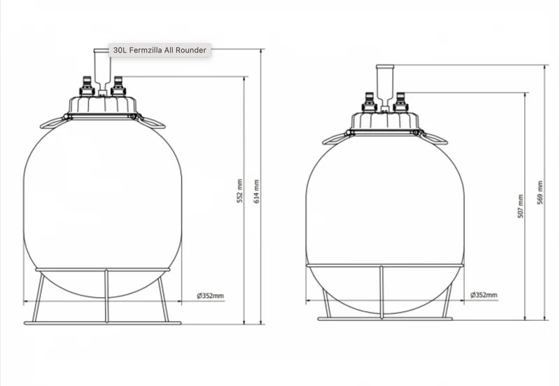 FermZilla Allrounder Starter Kit 30L Easy-Grip | Pressure Fermenter