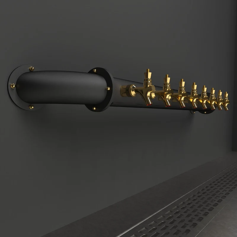 Wall Mount Arcadia Bridge 3in | Matte black
