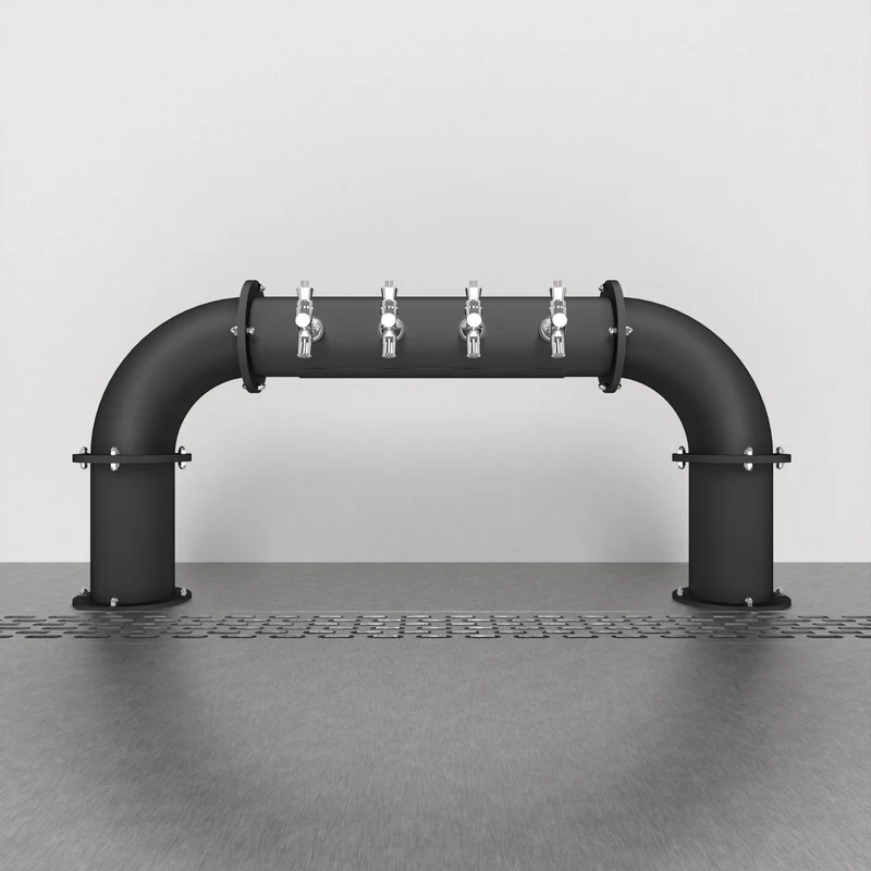 Arcadia Bridge 4in | Matte Black