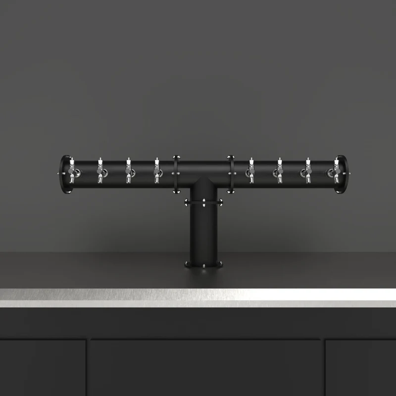 Tee Arcadia 4in | 8 Taps | Matte Black