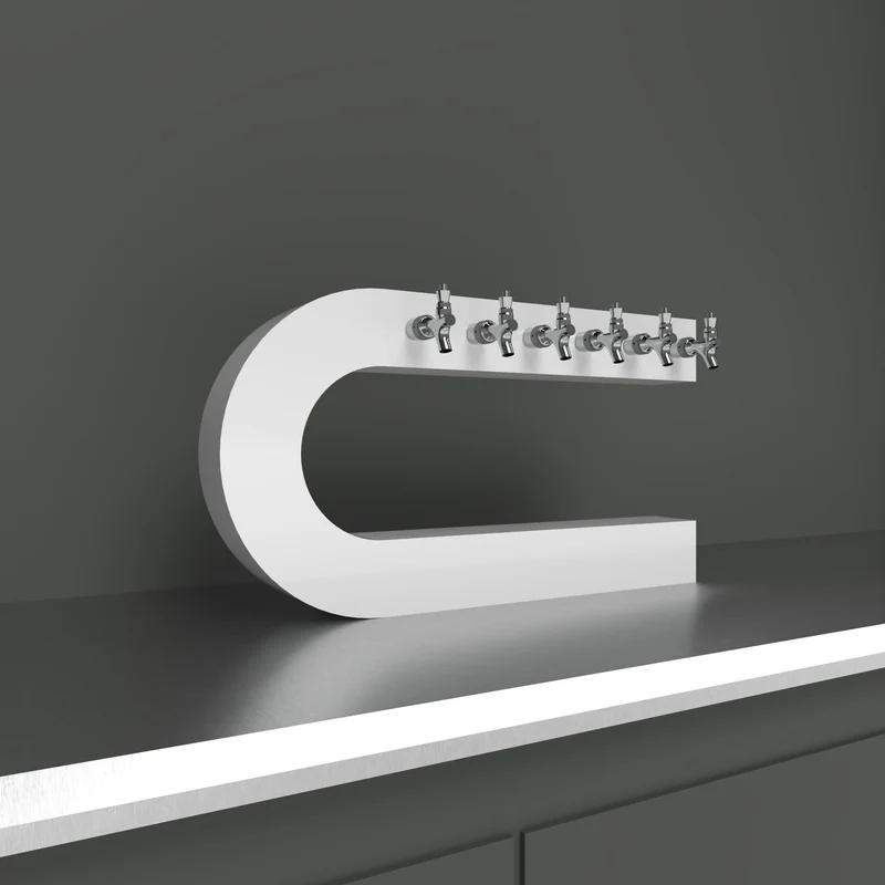 C Cee | 6 Taps | Glossy White