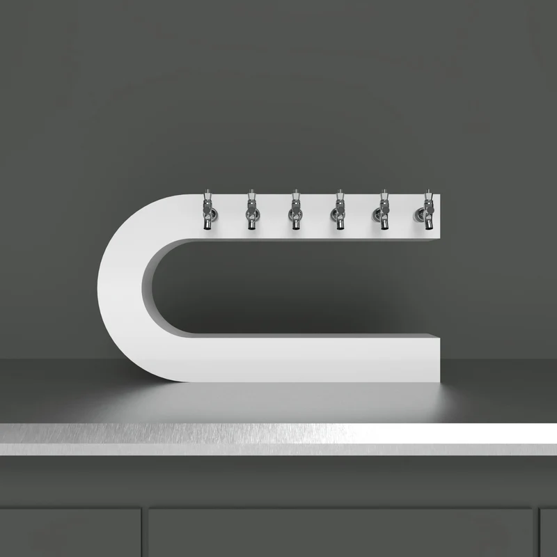 C Cee | 6 Taps | Glossy White