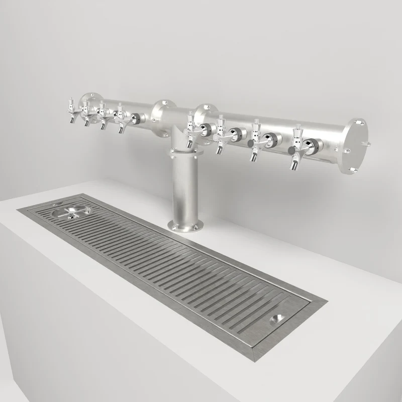 Recessed Drip Tray | Glass Rinser & Drain