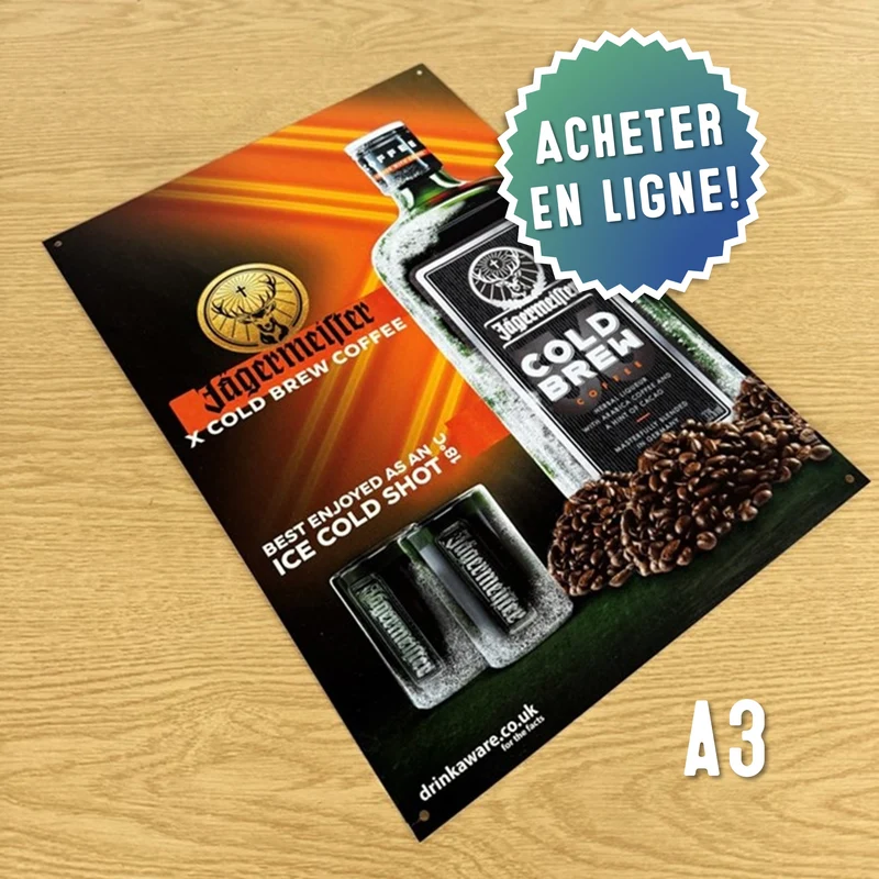 Enseignes plats - A3
