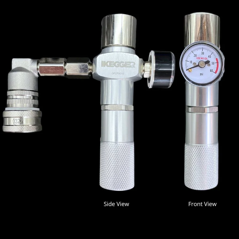 iKegger | Complete Tapping Head for Mini Kegs – CO₂ & Nitro | with Flow-Control Tap