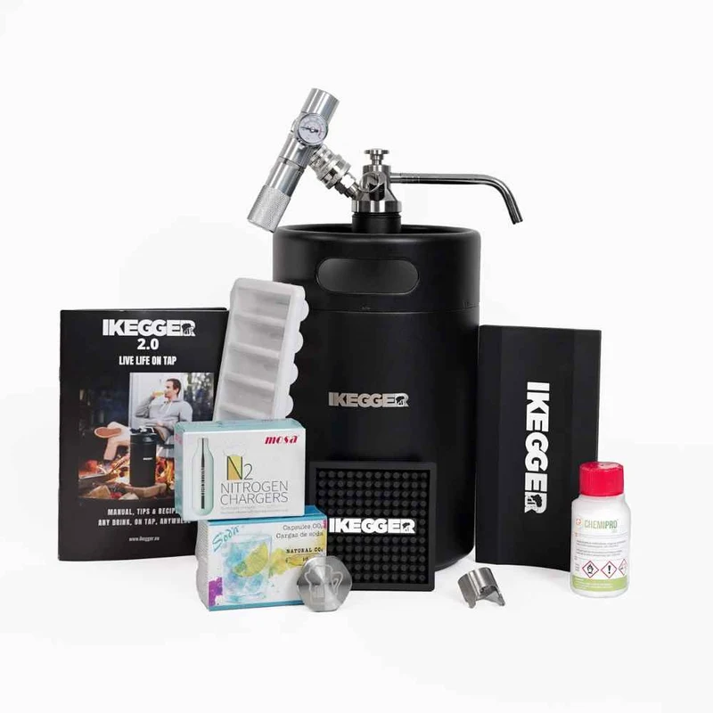 iKegger 2.0 | Cocktail and Nitro Coffee | Complete| incl. Gas and Accessories