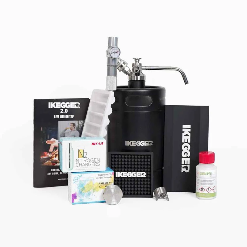 iKegger 2.0 | Cocktail and Nitro Coffee | Complete| incl. Gas and Accessories