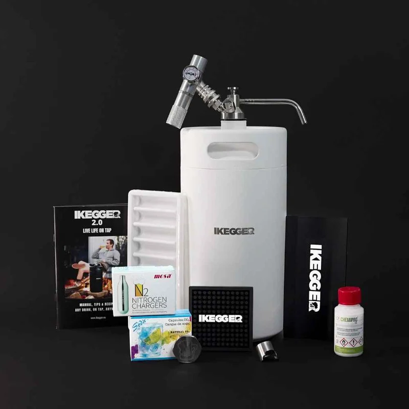 iKegger 2.0 | Cocktail and Nitro Coffee | Complete| incl. Gas and Accessories