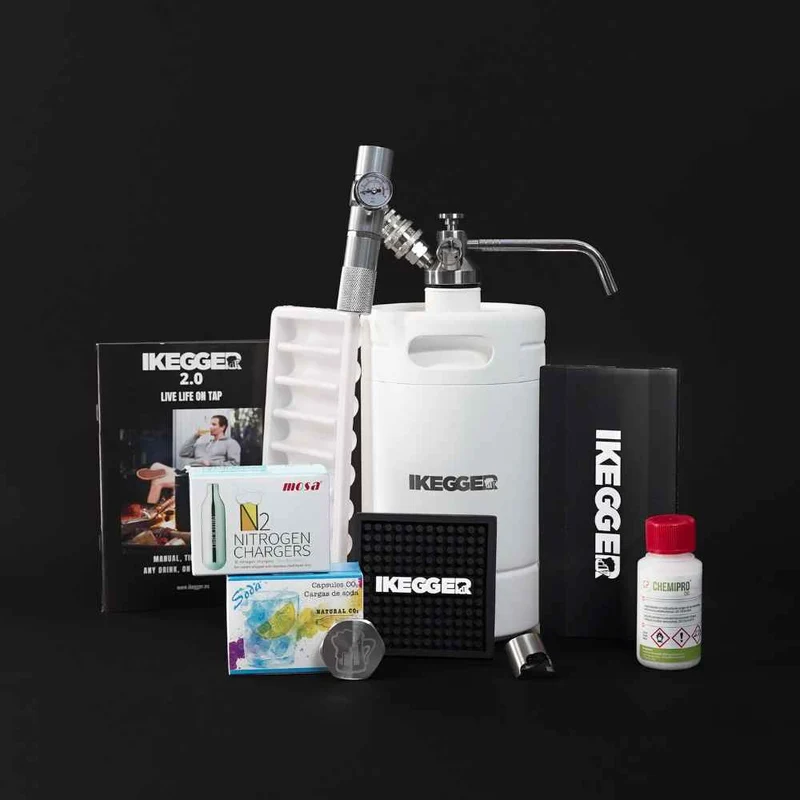 iKegger 2.0 | Cocktail and Nitro Coffee | Complete| incl. Gas and Accessories
