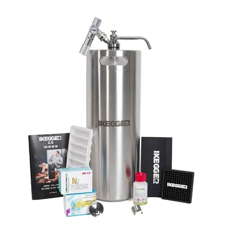 iKegger 2.0 | Cocktail and Nitro Coffee | Complete| incl. Gas and Accessories