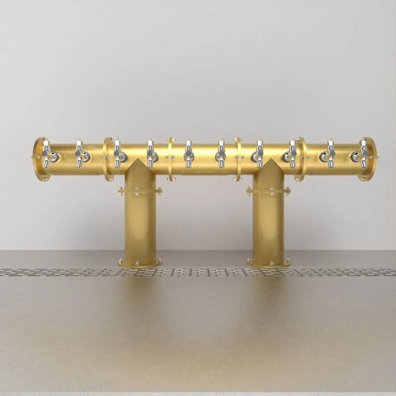 Arcadia Double Tee 4in | Gold