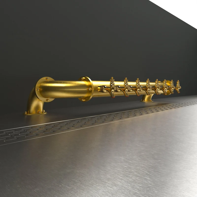 Arcadia Bridge Low Profile 3in | Gold