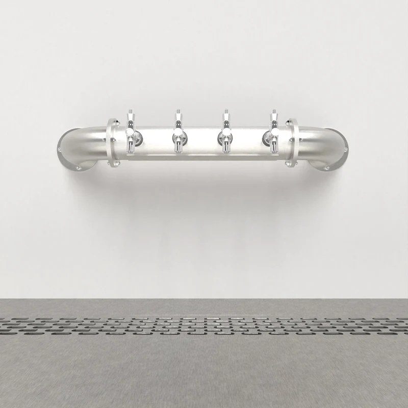 Wall Mount Arcadia Bridge 4in | Brushed