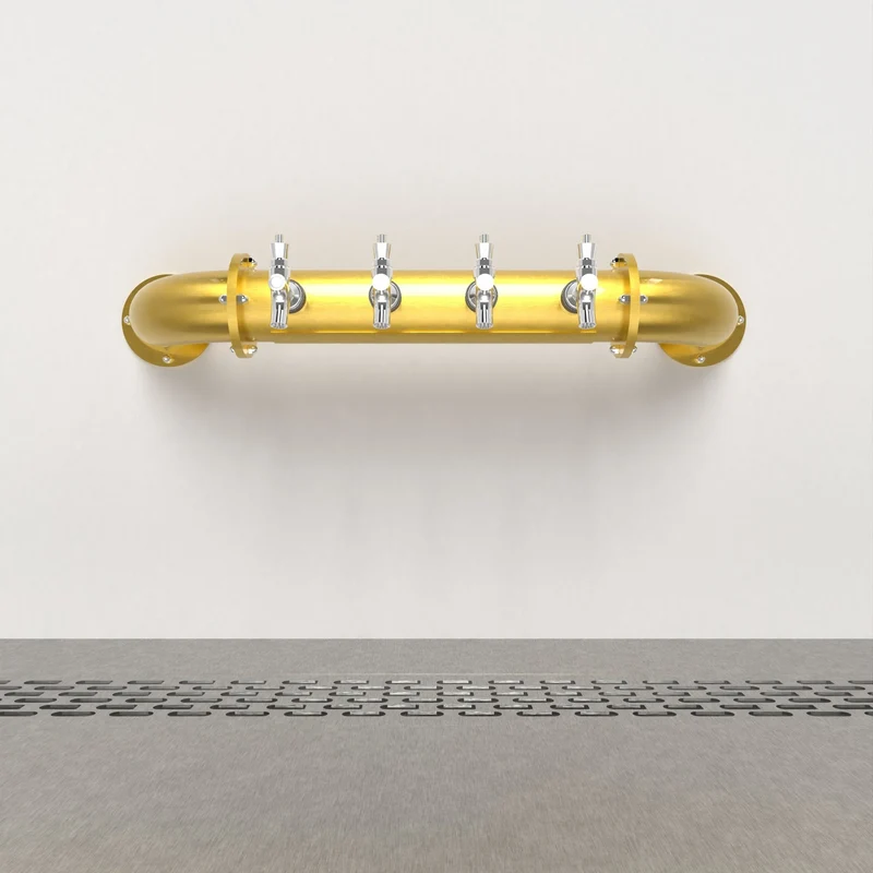 Wall Mount Arcadia Bridge 3in | Gold