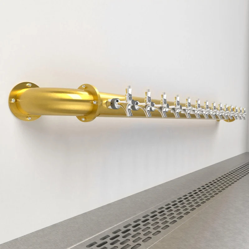 Wall Mount Arcadia Bridge 3in | Gold