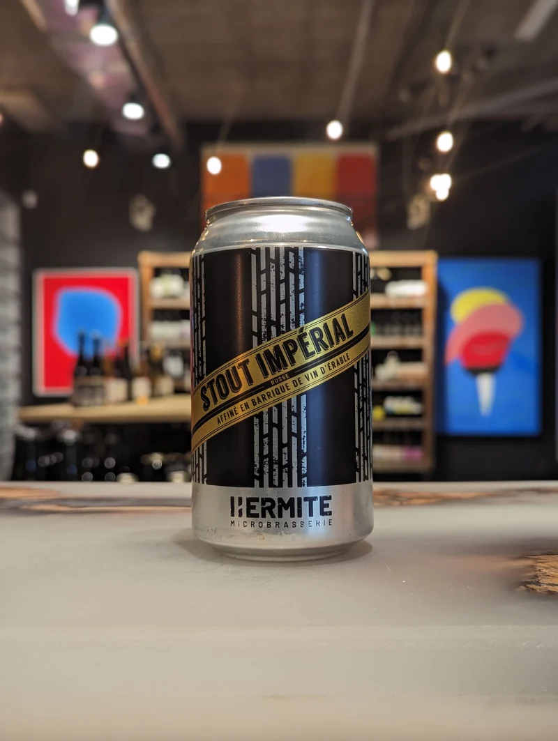 Stout impérial affiné en barrique de vin d'érable