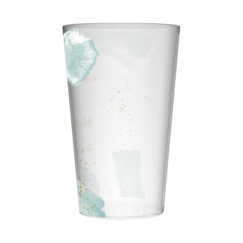 Gobelet personnalisé Communion Taches Bleues