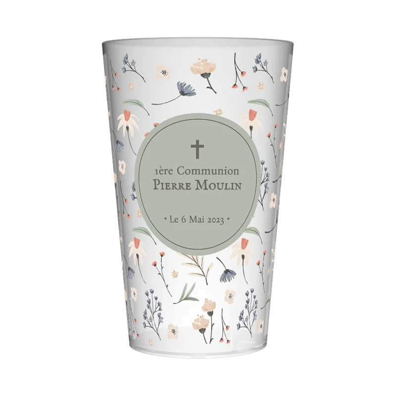 Gobelet personnalisé Communion Champêtre