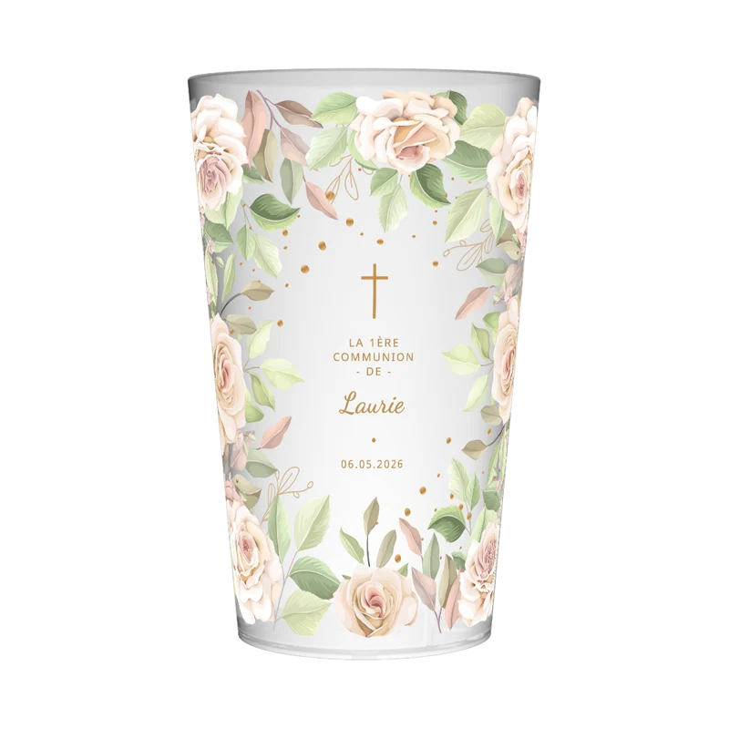 Gobelet personnalisé Communion Bohème