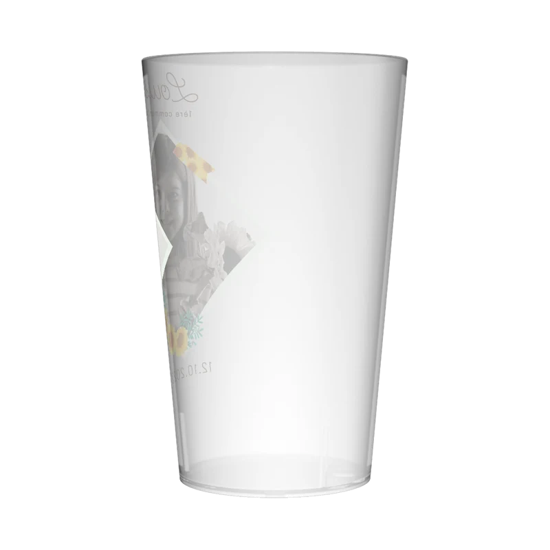 Gobelet personnalisé Communion Photo & Tournesols