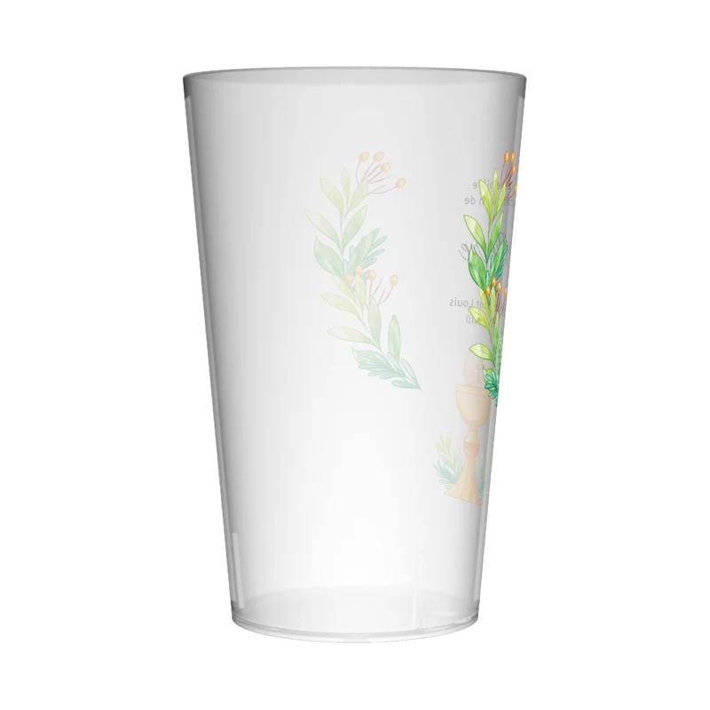 Gobelet personnalisé Communion Florale