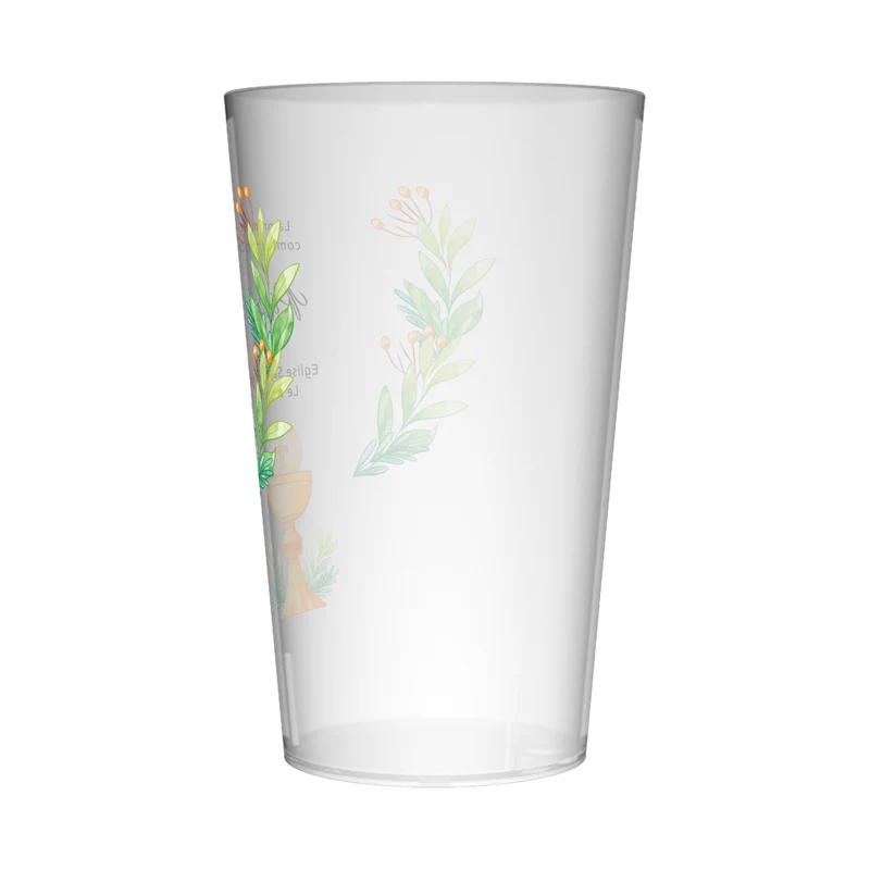 Gobelet personnalisé Communion Florale
