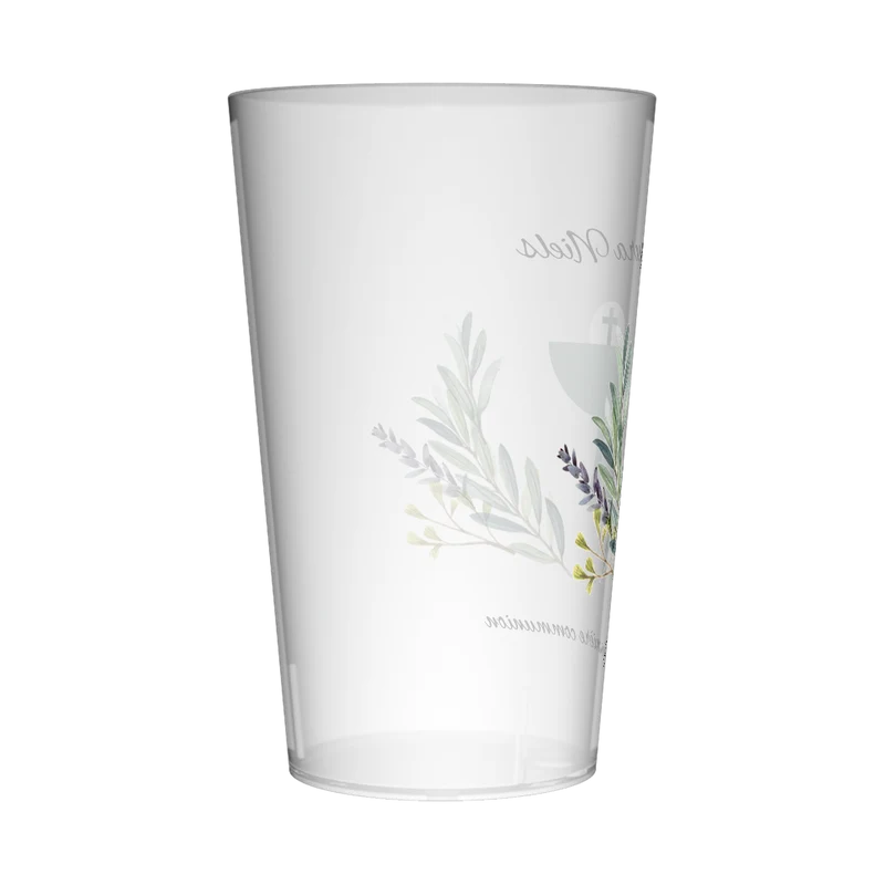 Gobelet personnalisé Communion Feuillage